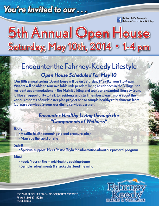 Fahrney-Keedy Open House